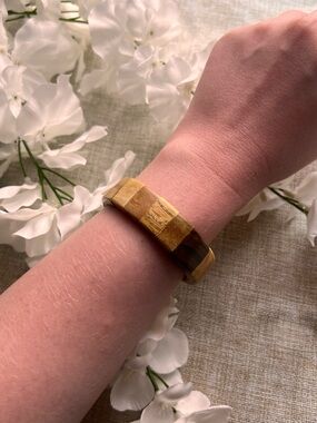 Layered Wooden Bohemian Vintage Bangle Bracelet